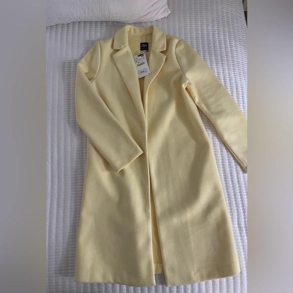 Yellow Zara coat - new with tags - Picture 1 of 2